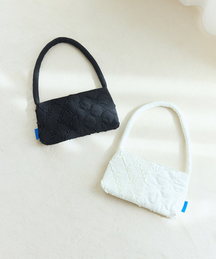 Flower Quilt Patchwork One Handle Bag