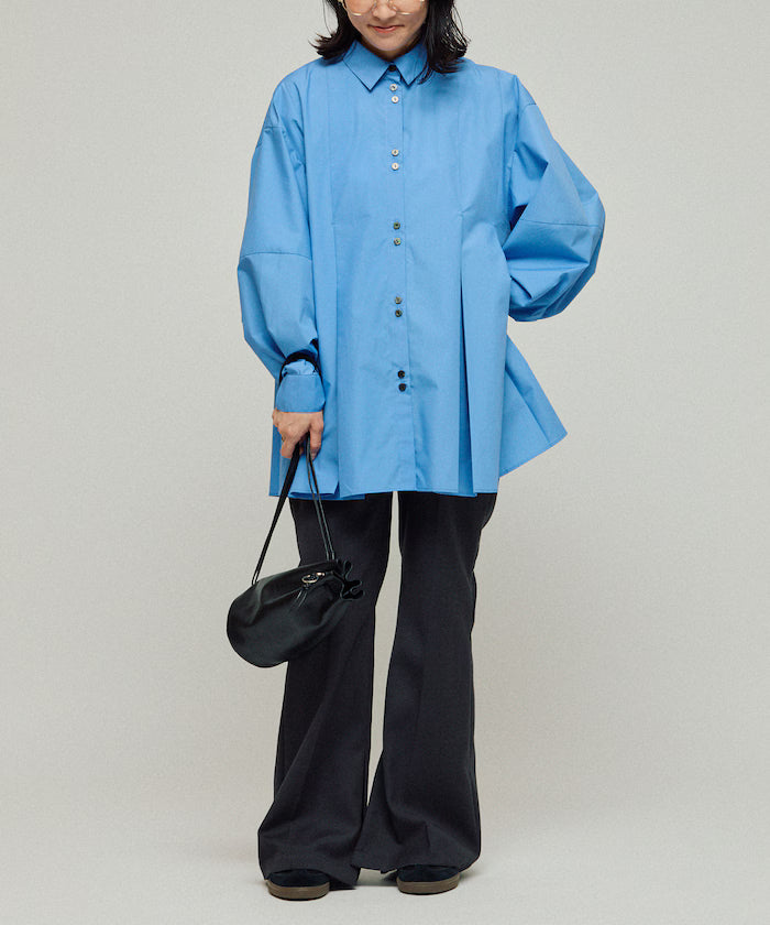 Box Stack Balloon Sleeve Long Sleeve Shirt