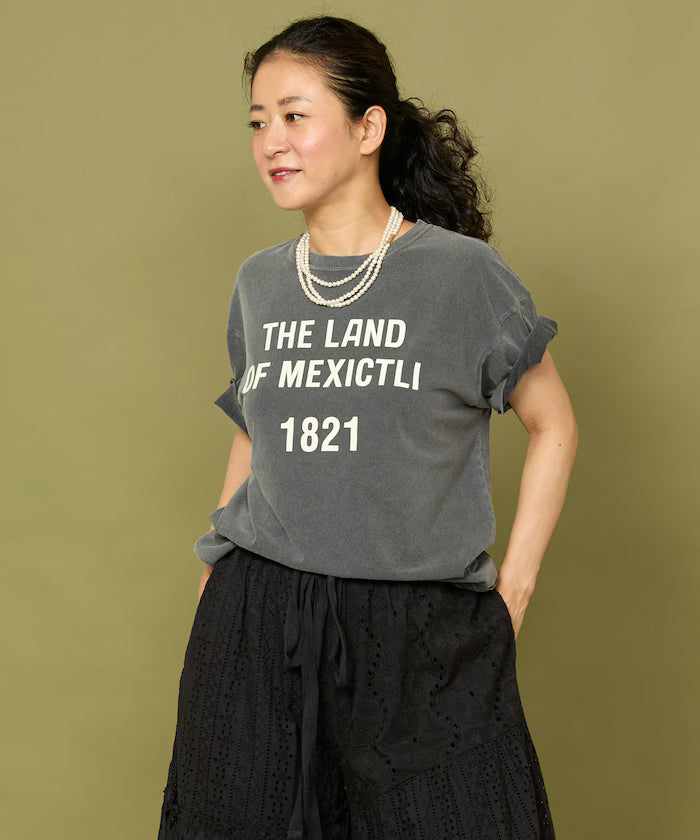 Flocky Print Big T-shirt