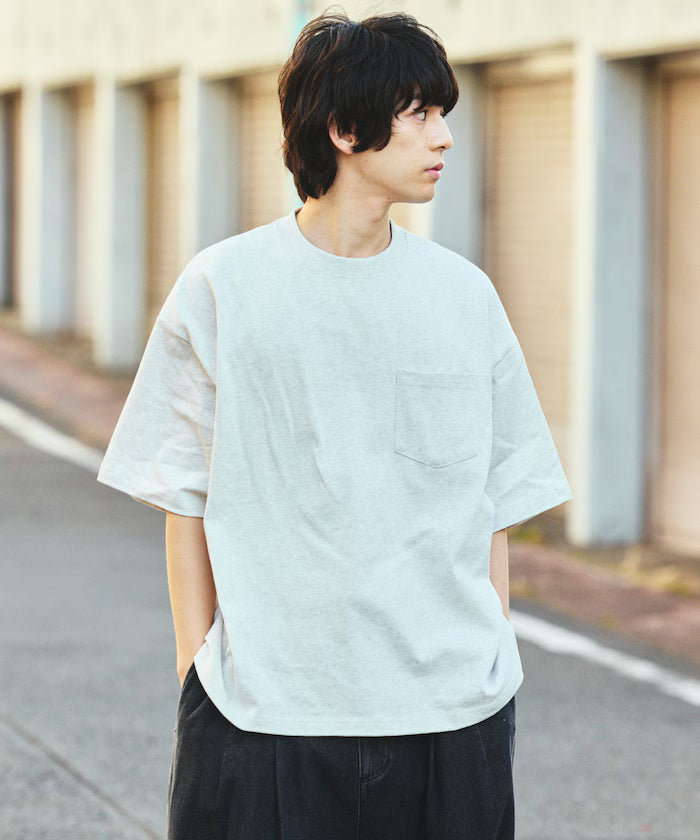 9 oz Heavyweight Big Silhouette Crew Neck Pocket T-Shirt / Heavyweight [Limited Edition]
