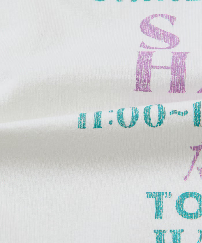 Limited Edition Purple Gold Hotel x FREAK'S STORE Exclusive Back Print Crew Neck T-Shirt