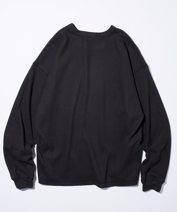 Big Silhouette Long Sleeve Waffle Thermal L/S T-shirt [Limited Edition]