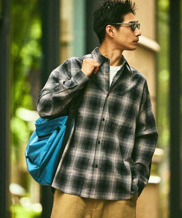 Relax Fit Relax Fit Ombre Check Flannel Shirt [Limited Edition]