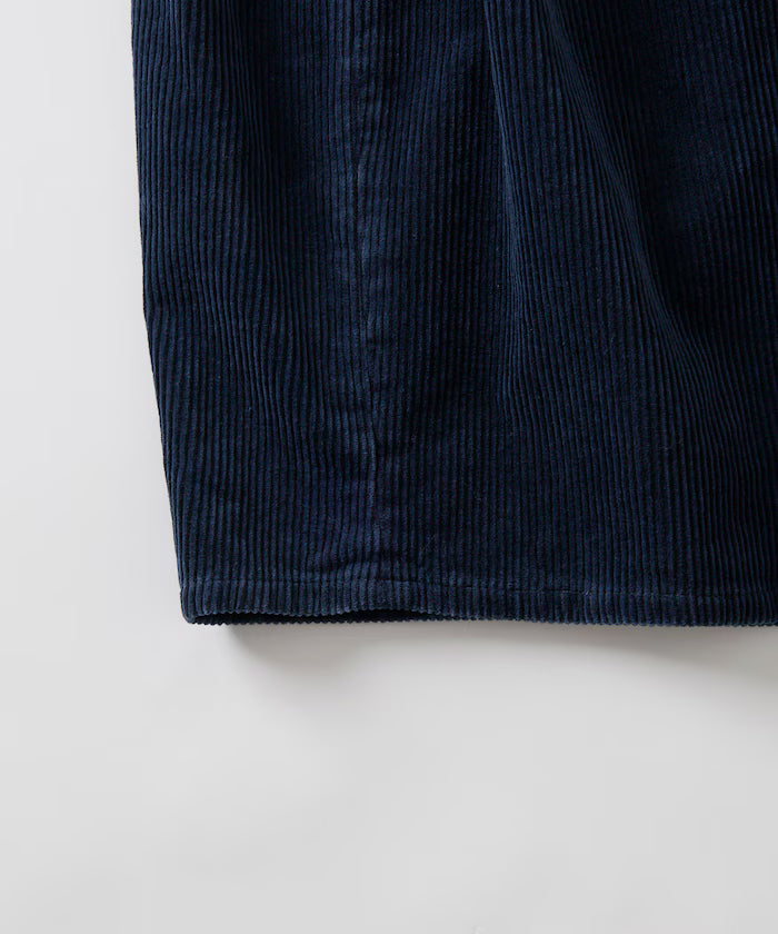 Wide Silhouette One Wash Curve Corduroy Pants