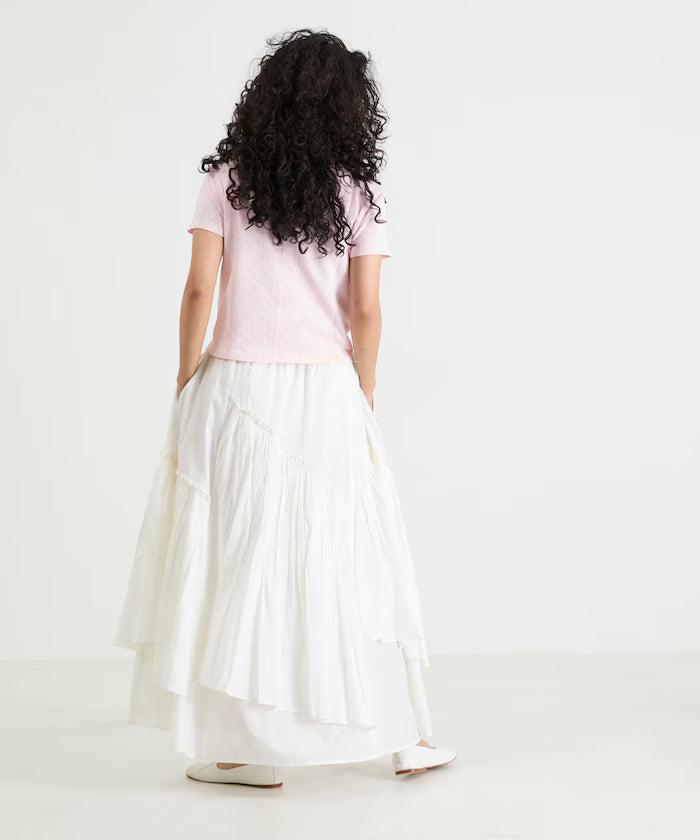 India Frill Maxi Gathered Skirt
