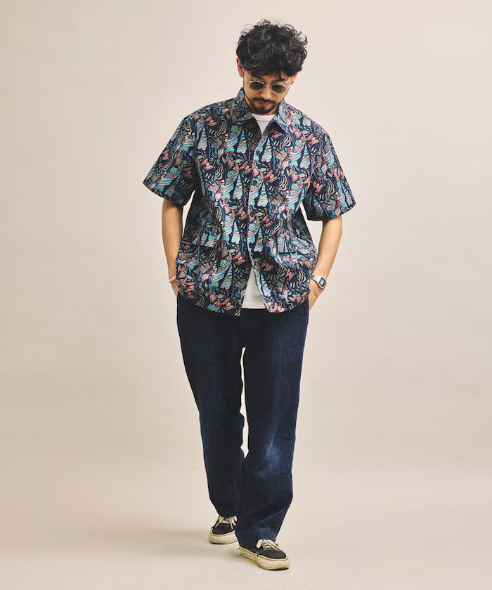 FREAK'S STORE for BEACH & FES Recycled Nylon Short Sleeve Shirt