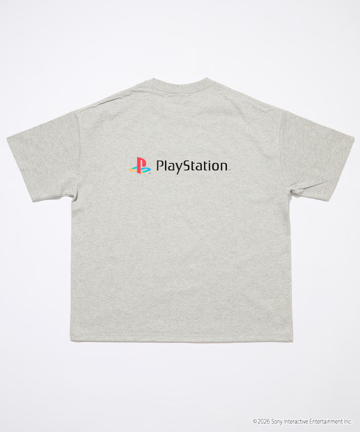 Big Silhouette Crew Neck Print T-shirt/PlayStation Sarugatchi/WHAT IS A PIPOSARU 【Limited Edition】