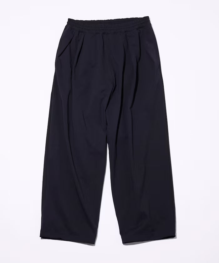 AIRDRY HIGH TECH YARN High-Performance Material Easy Wide Slacks Pants Relaxed Fit