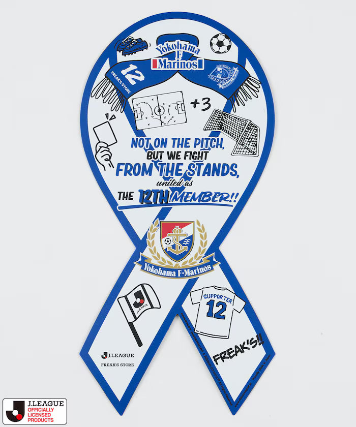 [Sales starting on May 15 at 12:00] J.LEAGUE × FREAK’S STORE Exclusive RIBBON MAGNET - Yokohama F. Marinos