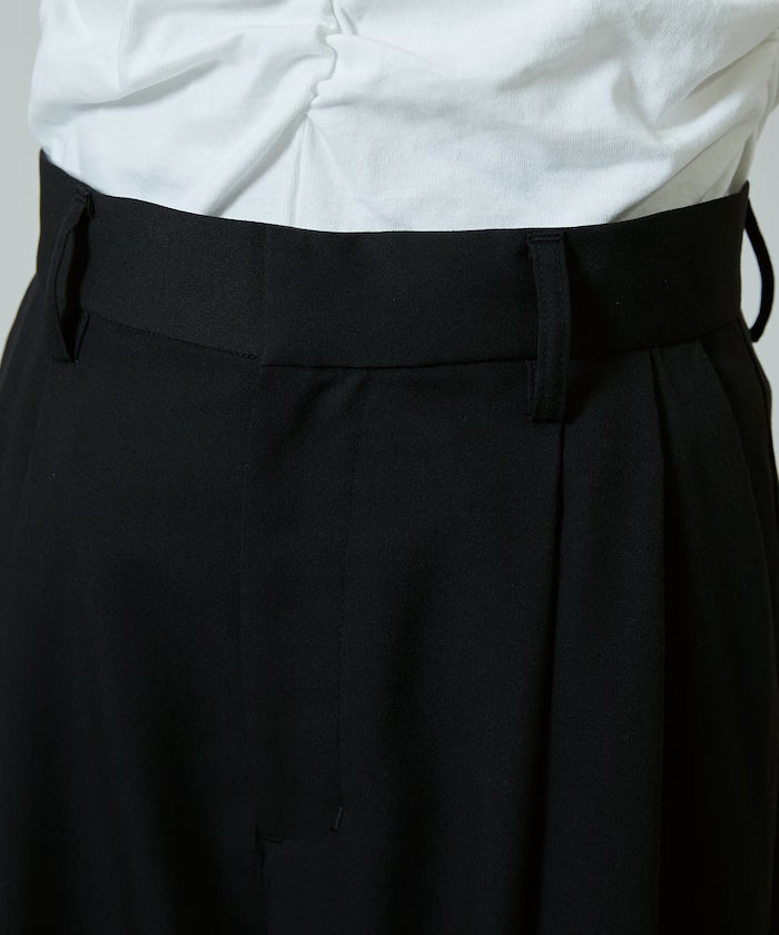 2-pleat slacks pants limited edition
