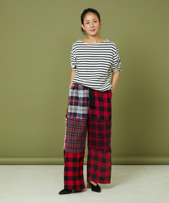 Flannel Check Easy Pants