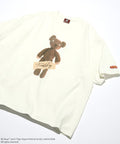 Mr. Bean Teddy Tee / Teddy Design Crew Neck T-Shirt - White