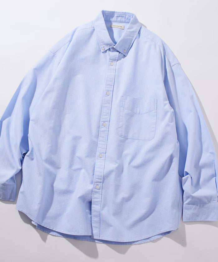 Big Silhouette Oxford Button-Down Shirt 【Limited Edition】