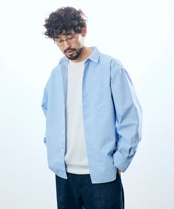 AIRDRY HIGH TECHYARN high-performance material broad regular color shirt long sleeve/quick-drying/heat shielding