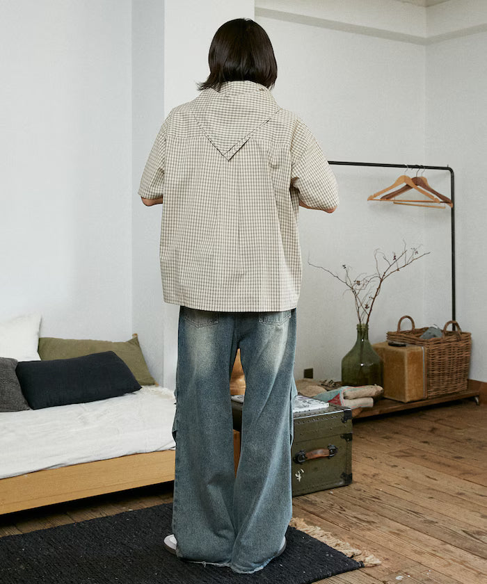 LOVE POP STUDIO Half Sleeve Shirt with Scarf Limited Edition