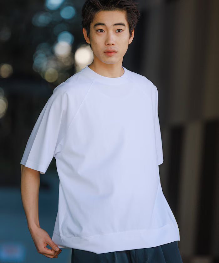 STORATECH/Stratech Lightweight Wide Silhouette Raglan T-Shirt/Antibacterial/Odor Resistant/Antimicrobial/UV Cut/Contact Cooling Moisture-Wicking 【Limited Edition】