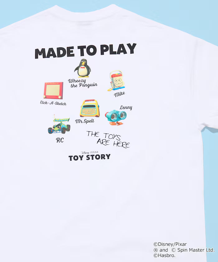 [TOY STORY] Exclusive Back Print Crew Neck T-Shirt / MADE TO PLAY [Limited Edition]