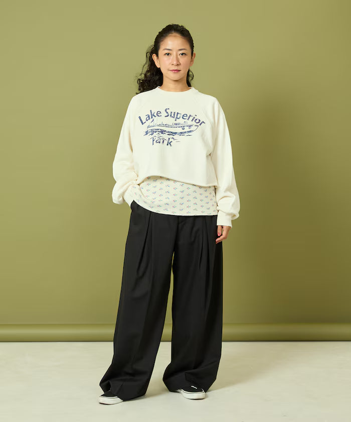 Grunge Cutoff Short Sweatshirt