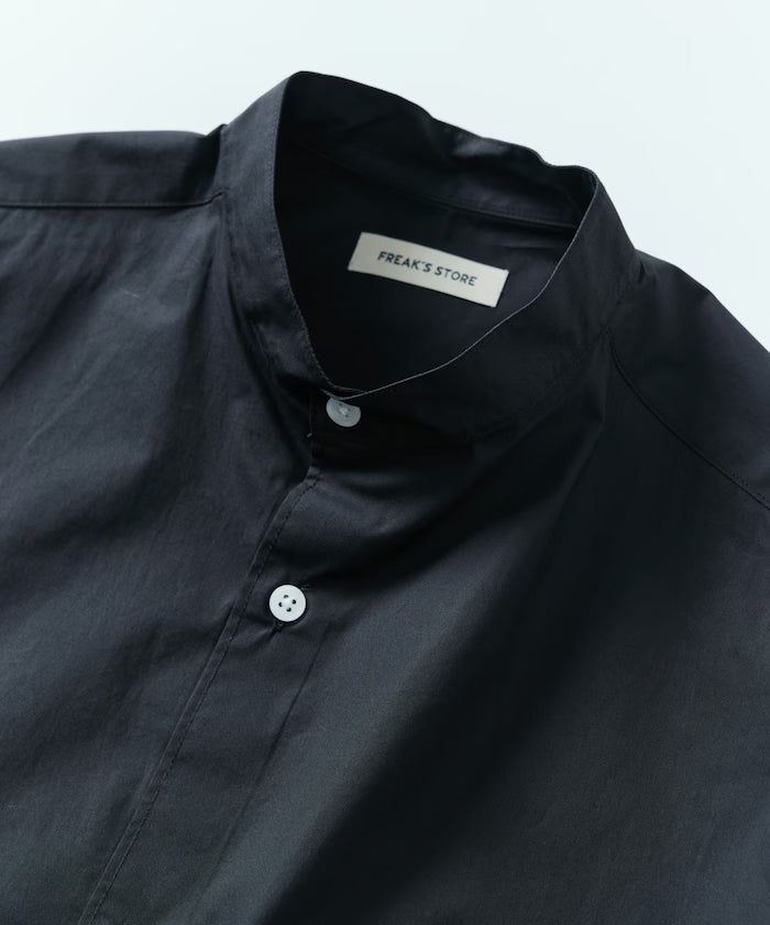 Relax Fit Relaxed Fit Band Collar Short Sleeve Shirt [Limited Edition]