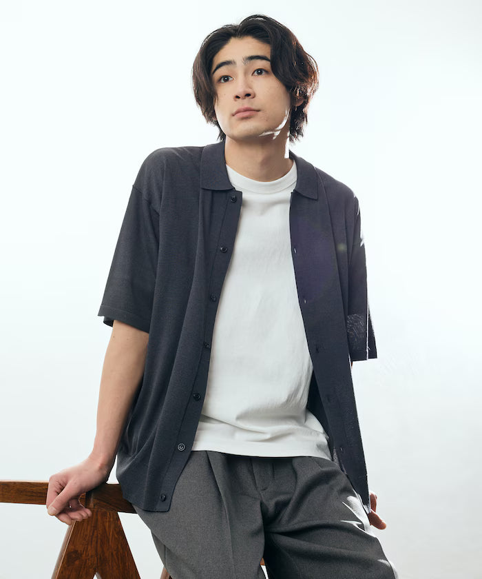 Relax Fit Relax Fit Cool Touch Polo Color Short Sleeve Knit Shirt [Limited Edition]