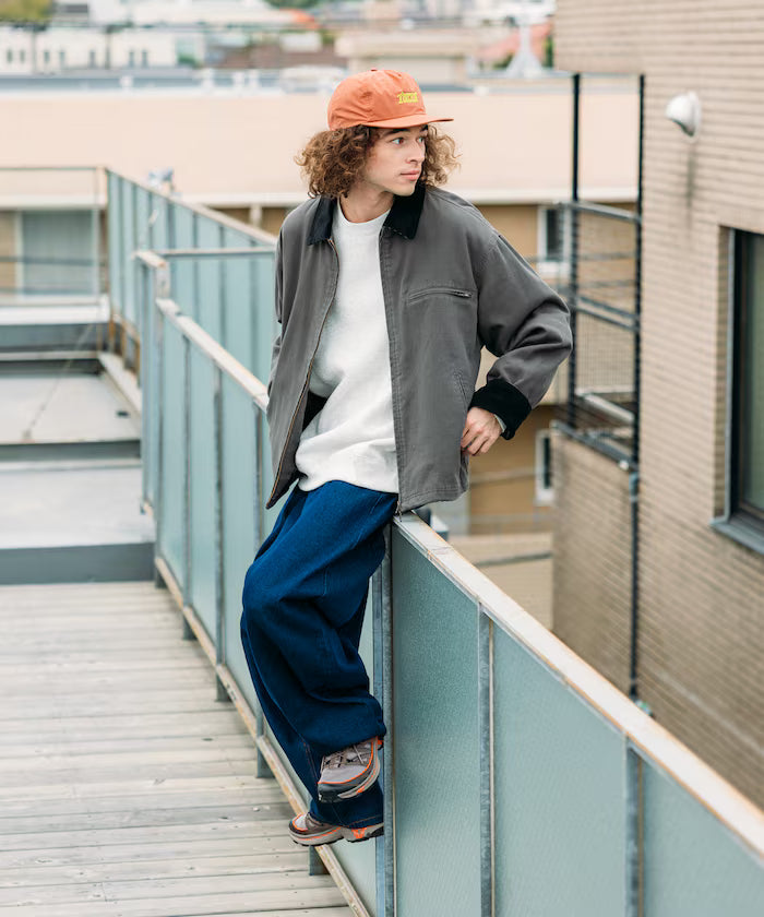 Big Silhouette Corduroy Switch Duck Blouson [Limited Edition]