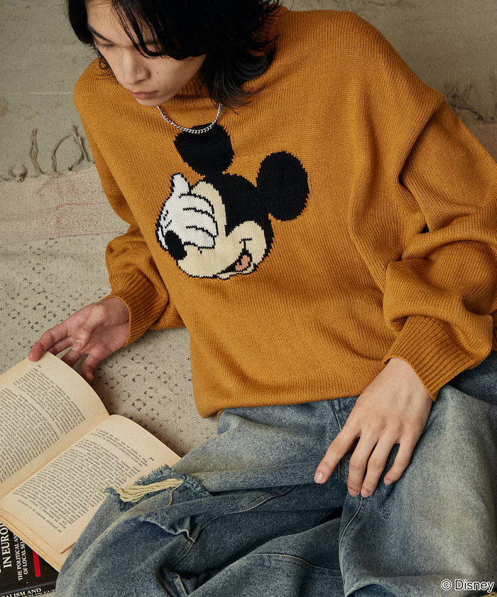 Custom Mickey Mouse Face Knit