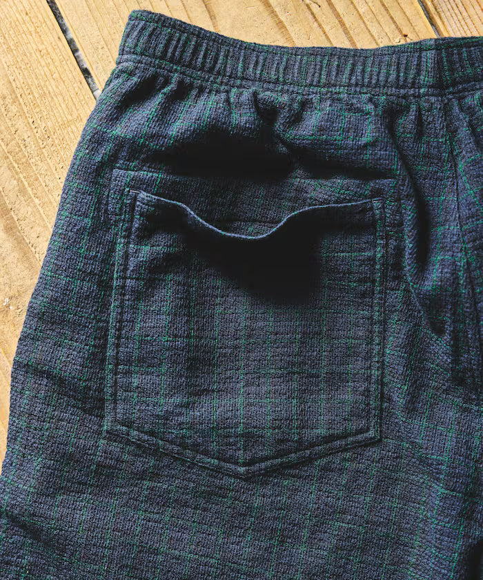 AUSTRALIAN COTTON Check Easy Shorts