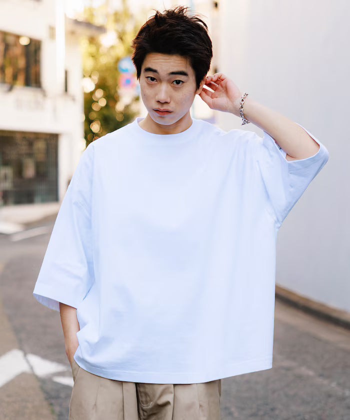 Big Silhouette One Point Crew Neck T-Shirt / Wide Silhouette [Limited Edition]