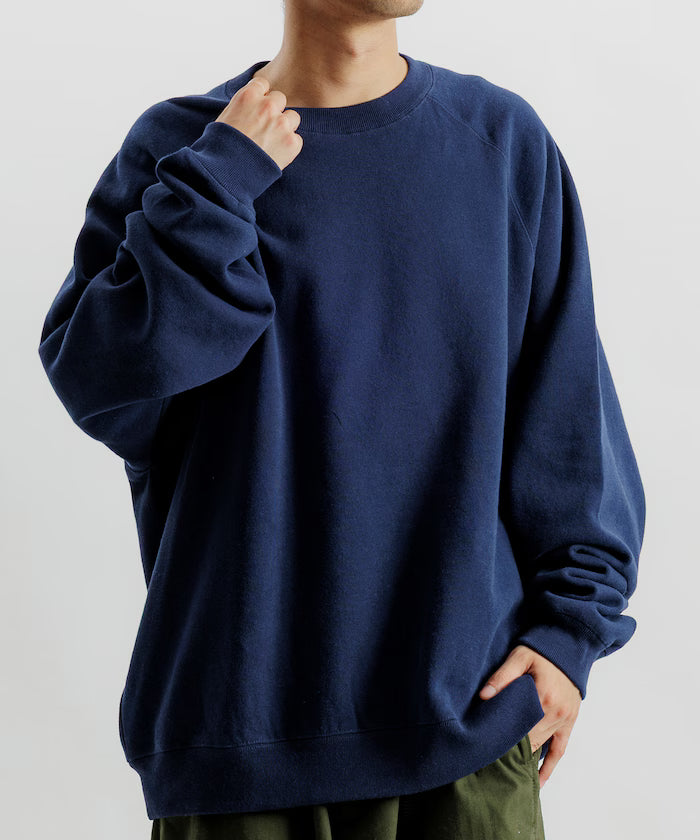 12oz Heavyweight Big Silhouette Raglan Sleeve Crew Neck Sweatshirt 【Limited Edition】