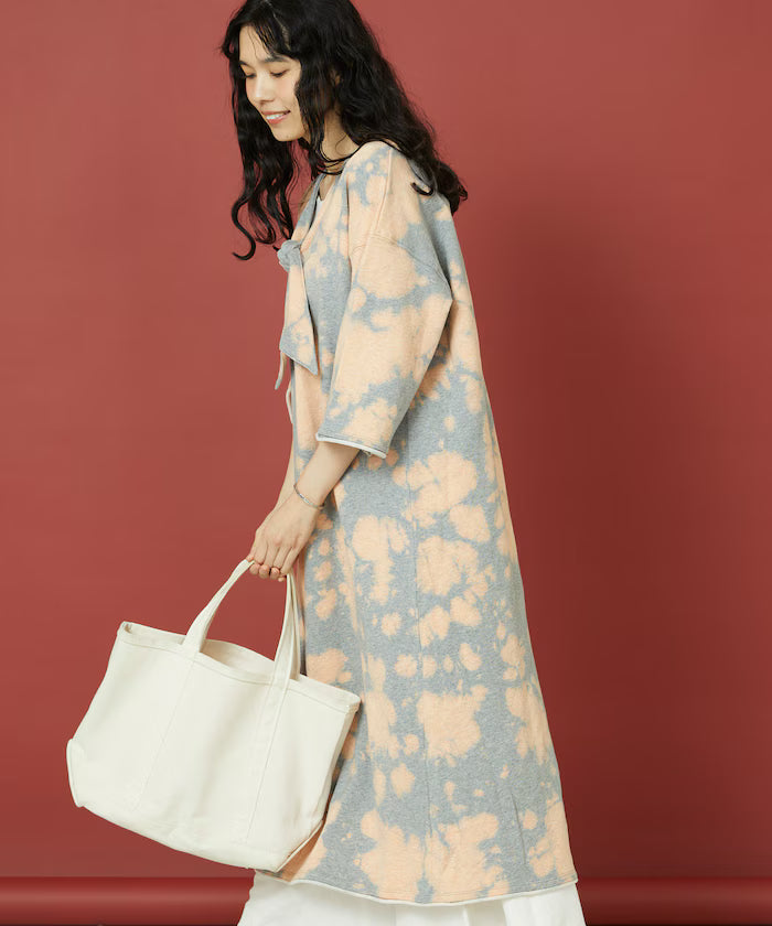 Bleach Back Sweat Ribbon One-Piece