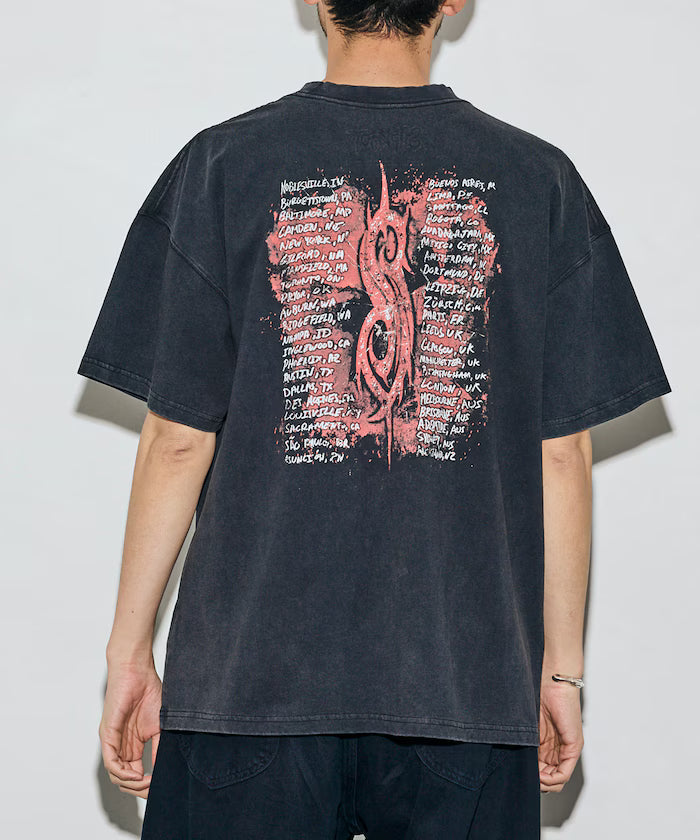 【EXCLUSIVE】Vintage-like Slipknot Back Print T-shirt / Slipknot