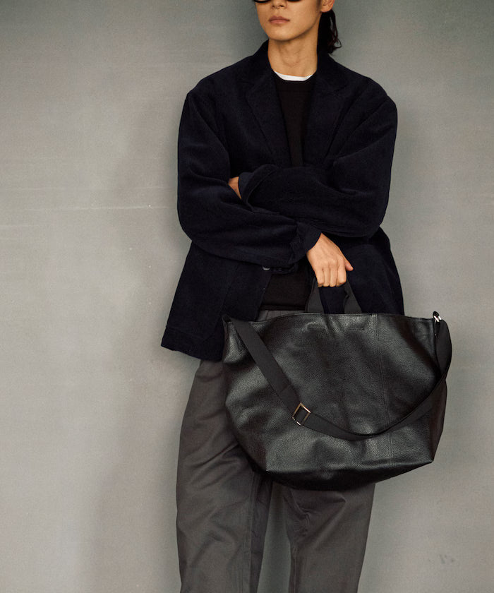 2WAY Leather Messenger Bag / 2WAY Leather Messenger Bag / Cowhide / Water-repellent leather