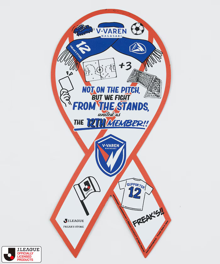 [Sales starting on May 15 at 12:00] J.LEAGUE × FREAK’S STORE Exclusive RIBBON MAGNET - V-Varen Nagasaki