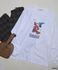 [DISNEY FANTASIA] Big Front Print Long T - Off-White