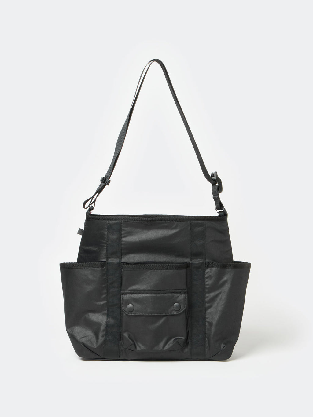 TECH REVERSIBLE ONE SHOULDER BAG - BLACK