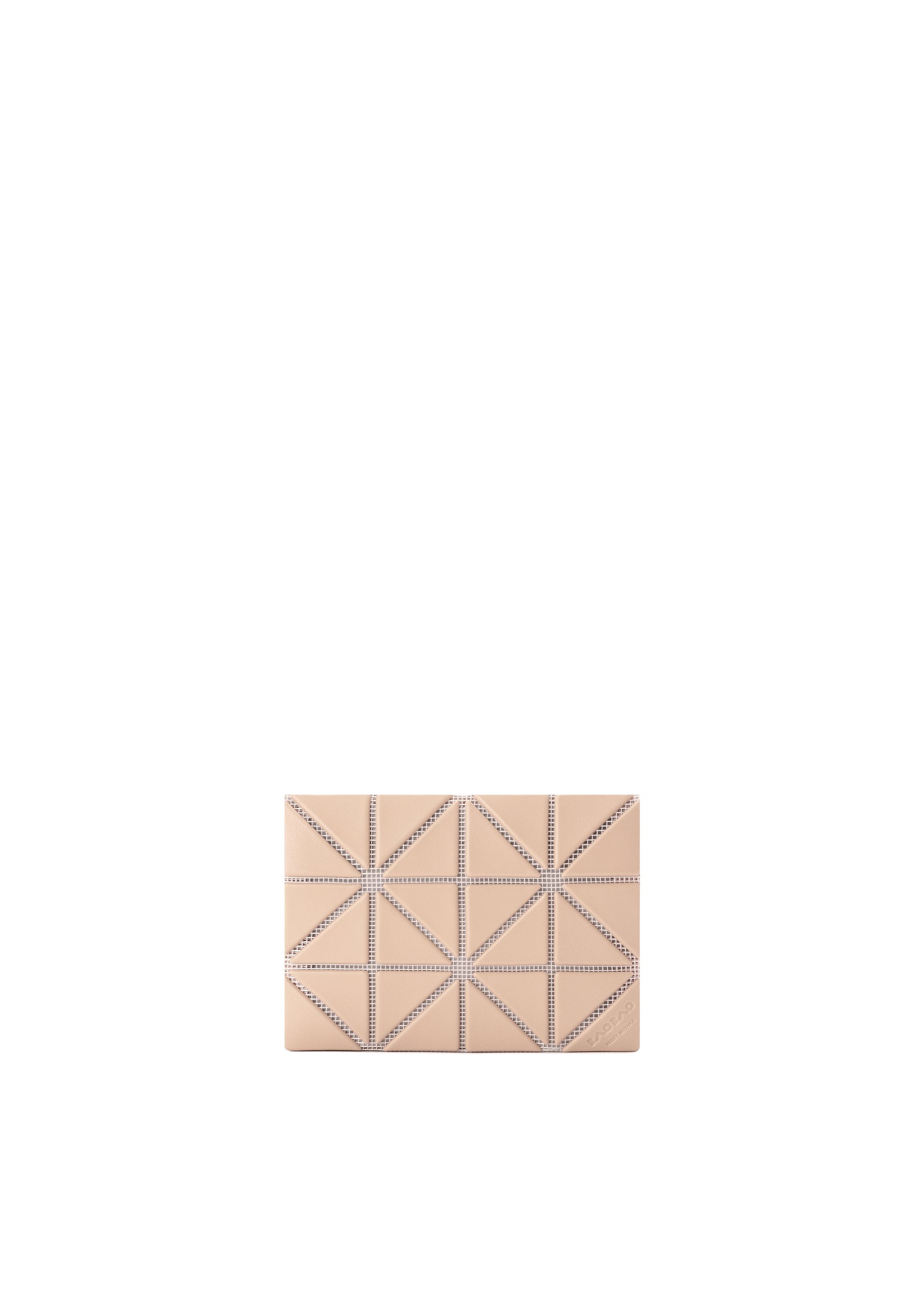 Card Case W Color - BEIGE×LIGHT BEIGE
