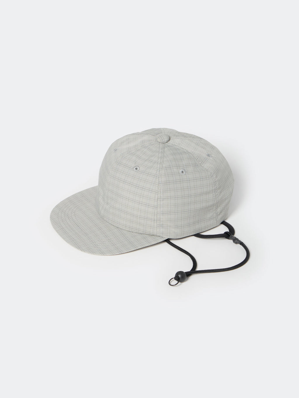 TECH 6PANEL CAP SUMMER PLAID - LT.GRAY