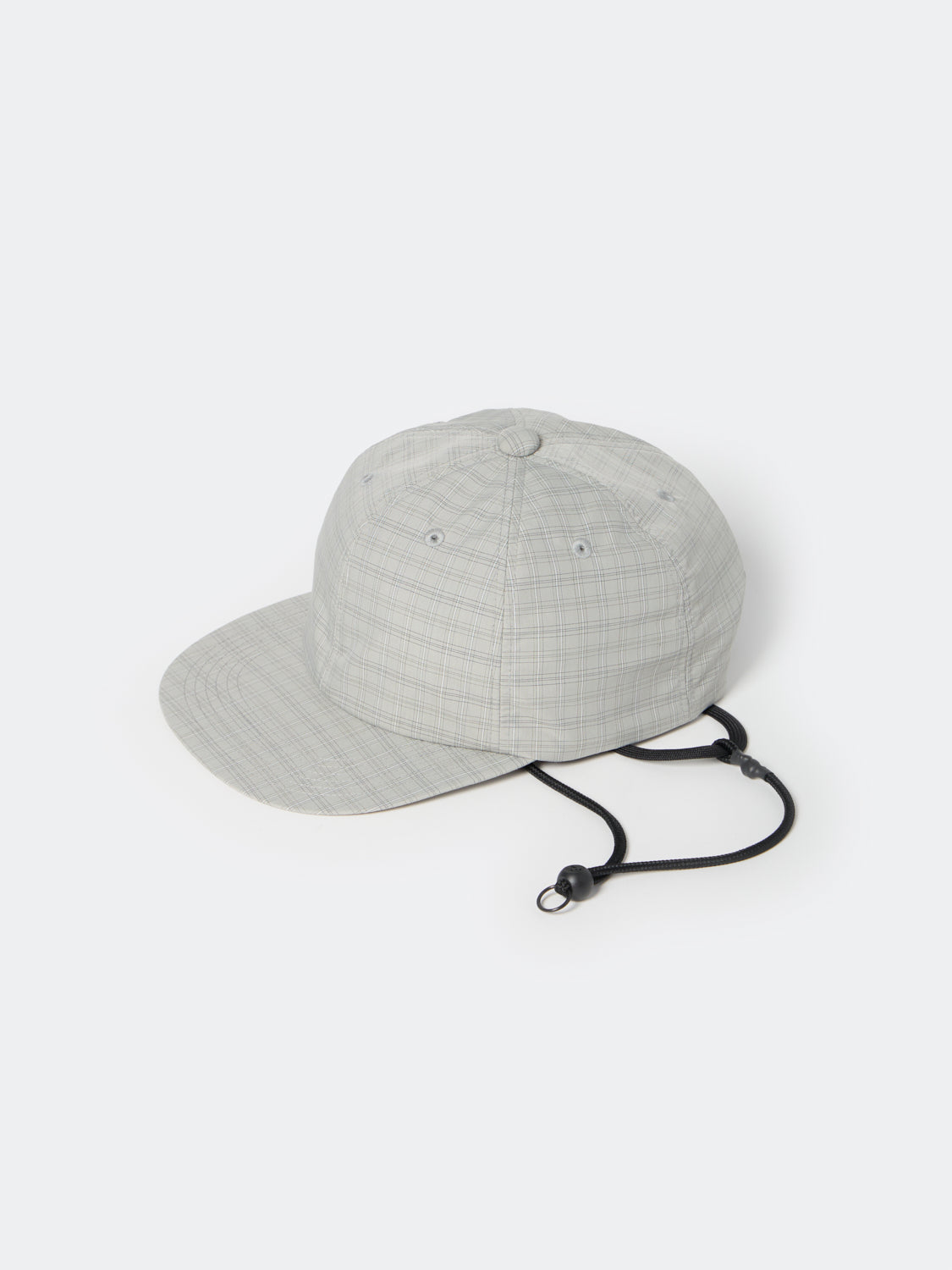 TECH 6PANEL CAP SUMMER PLAID - LT.GRAY