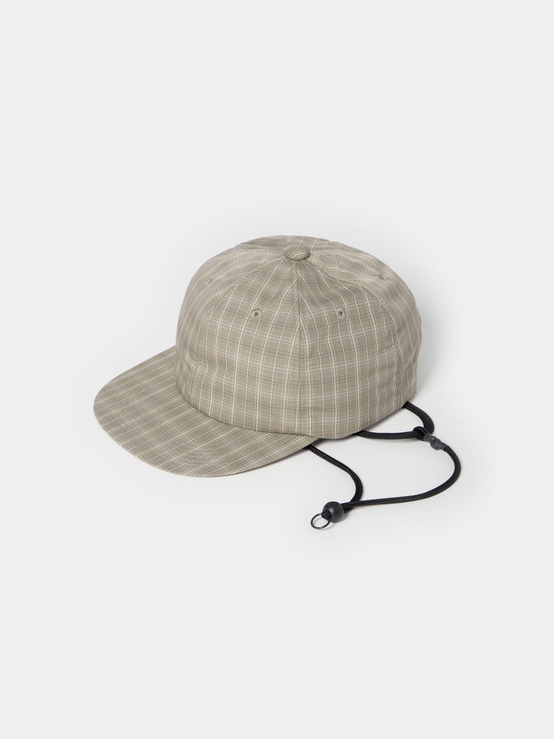 TECH 6PANEL CAP SUMMER PLAID - SAGE GRAY