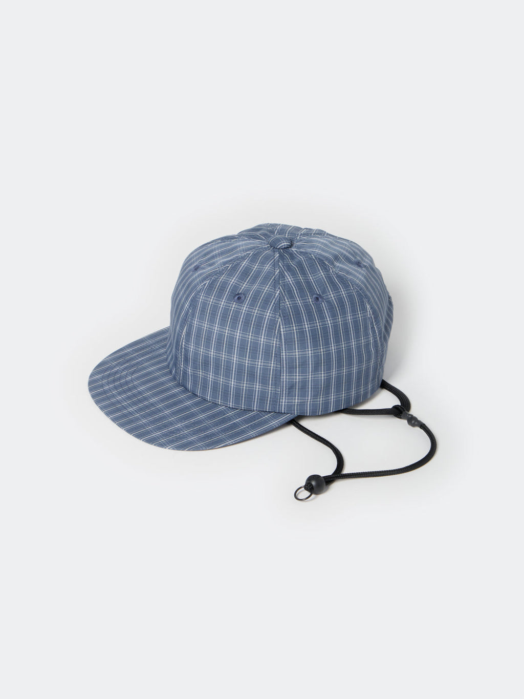 TECH 6PANEL CAP SUMMER PLAID - SMOKE BLUE