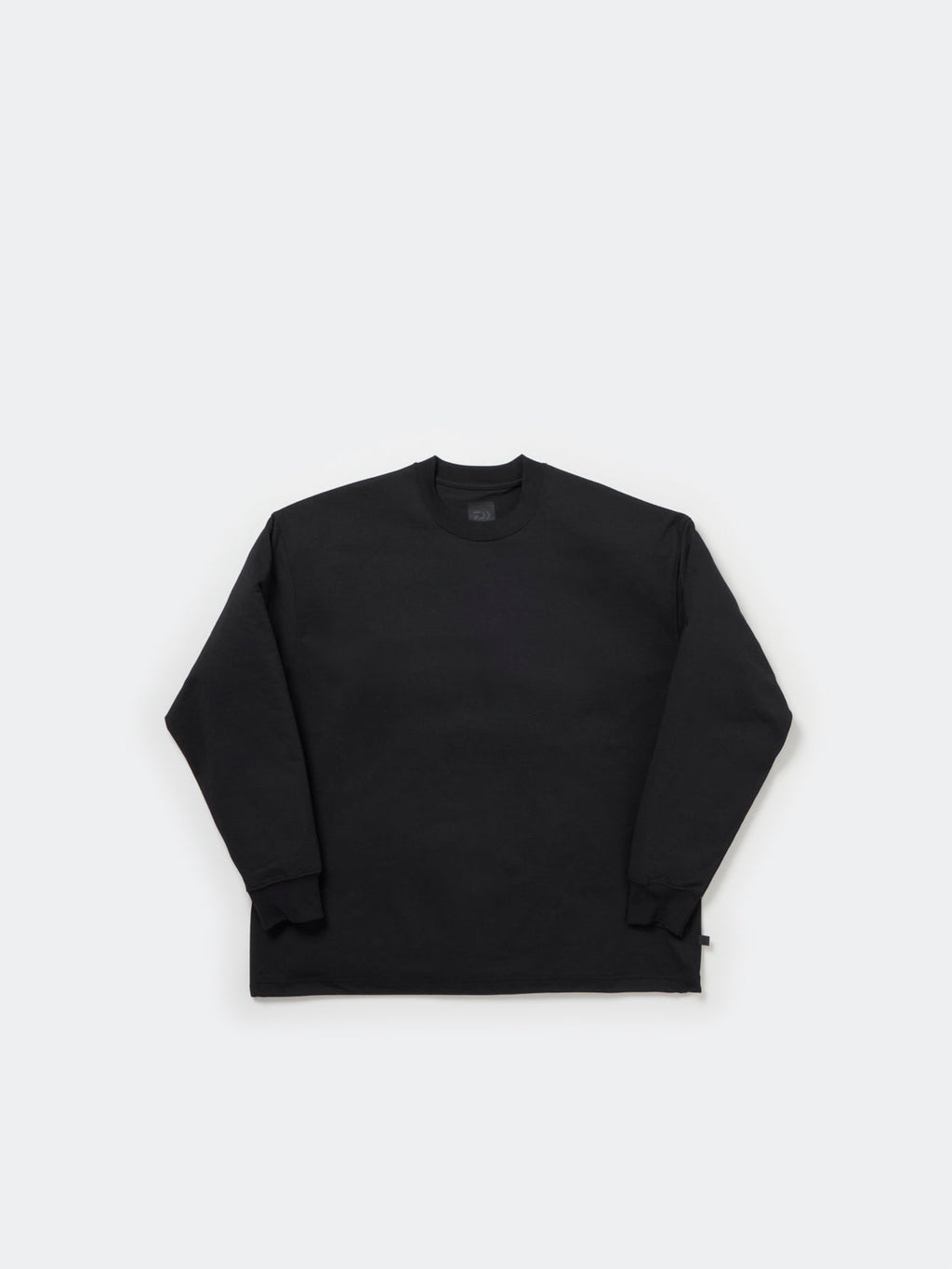 TECH DRAWSTRING TEE L/S - BLACK