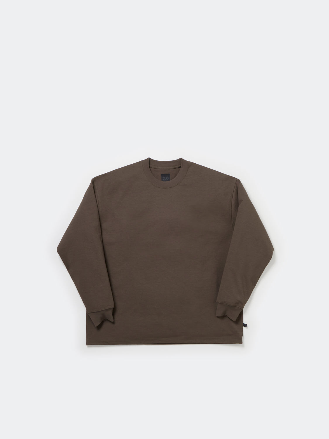 TECH DRAWSTRING TEE L/S - BROWNKHAKI