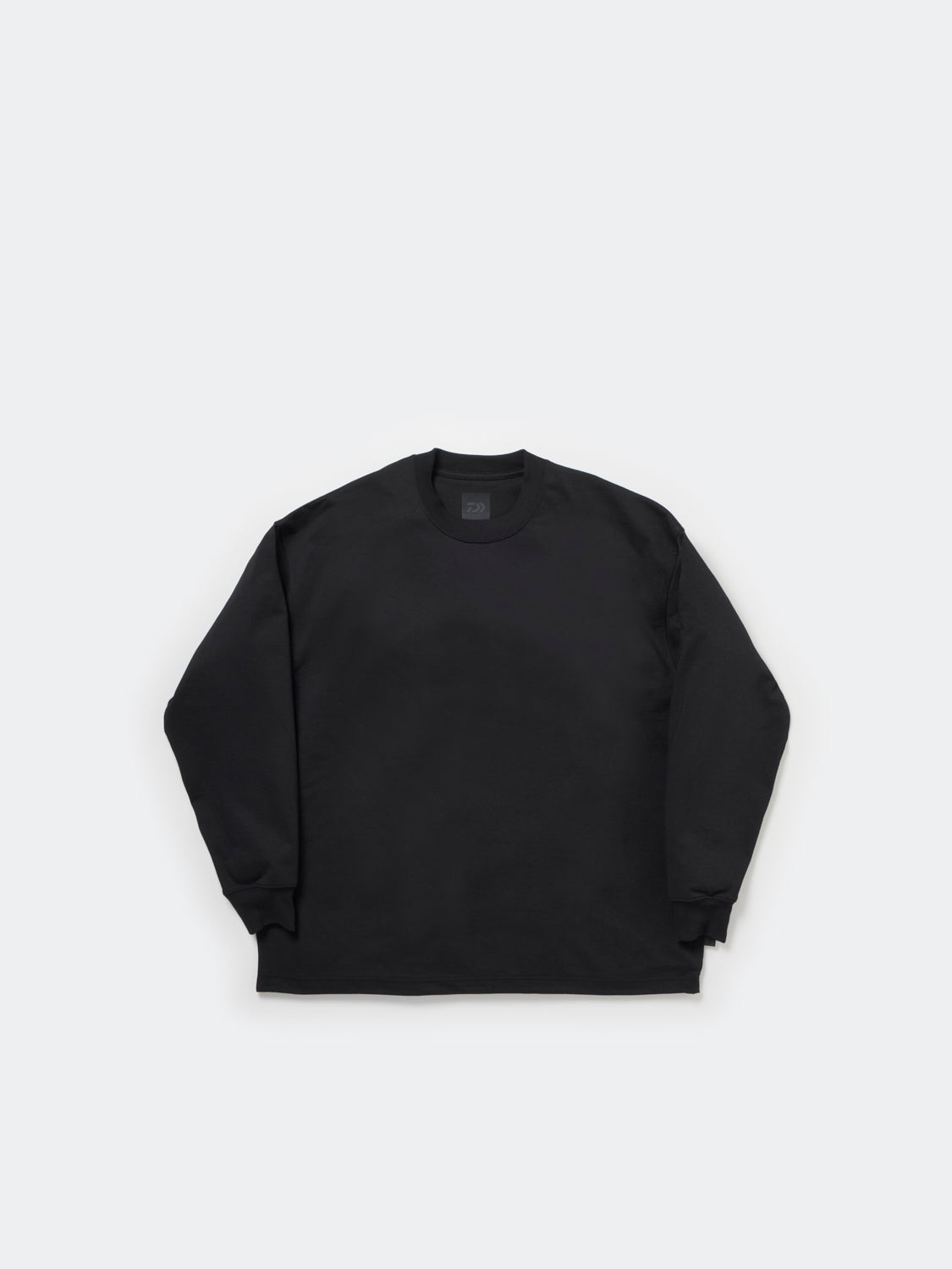 W's TECH DRAWSTRING TEE L/S - BLACK
