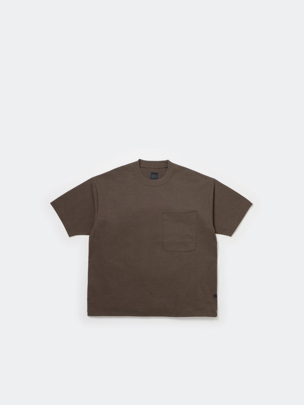W's TECH POCKET CREW TEE S/S - BROWNKHAKI