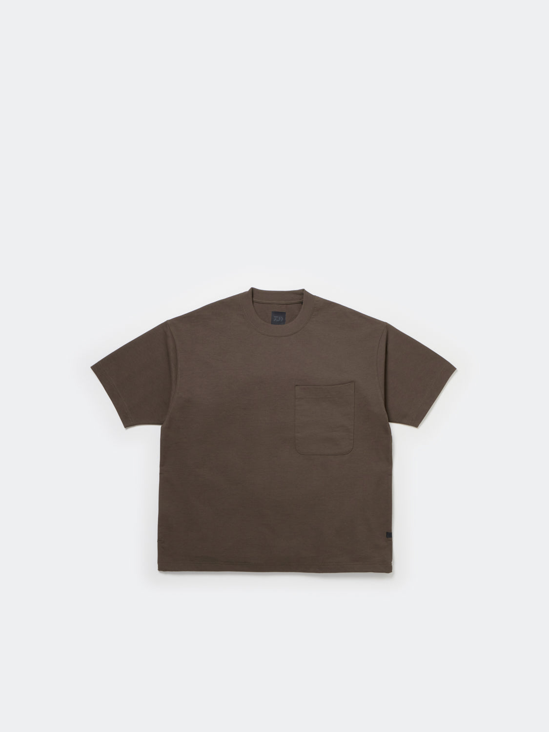 W's TECH POCKET CREW TEE S/S - BROWNKHAKI