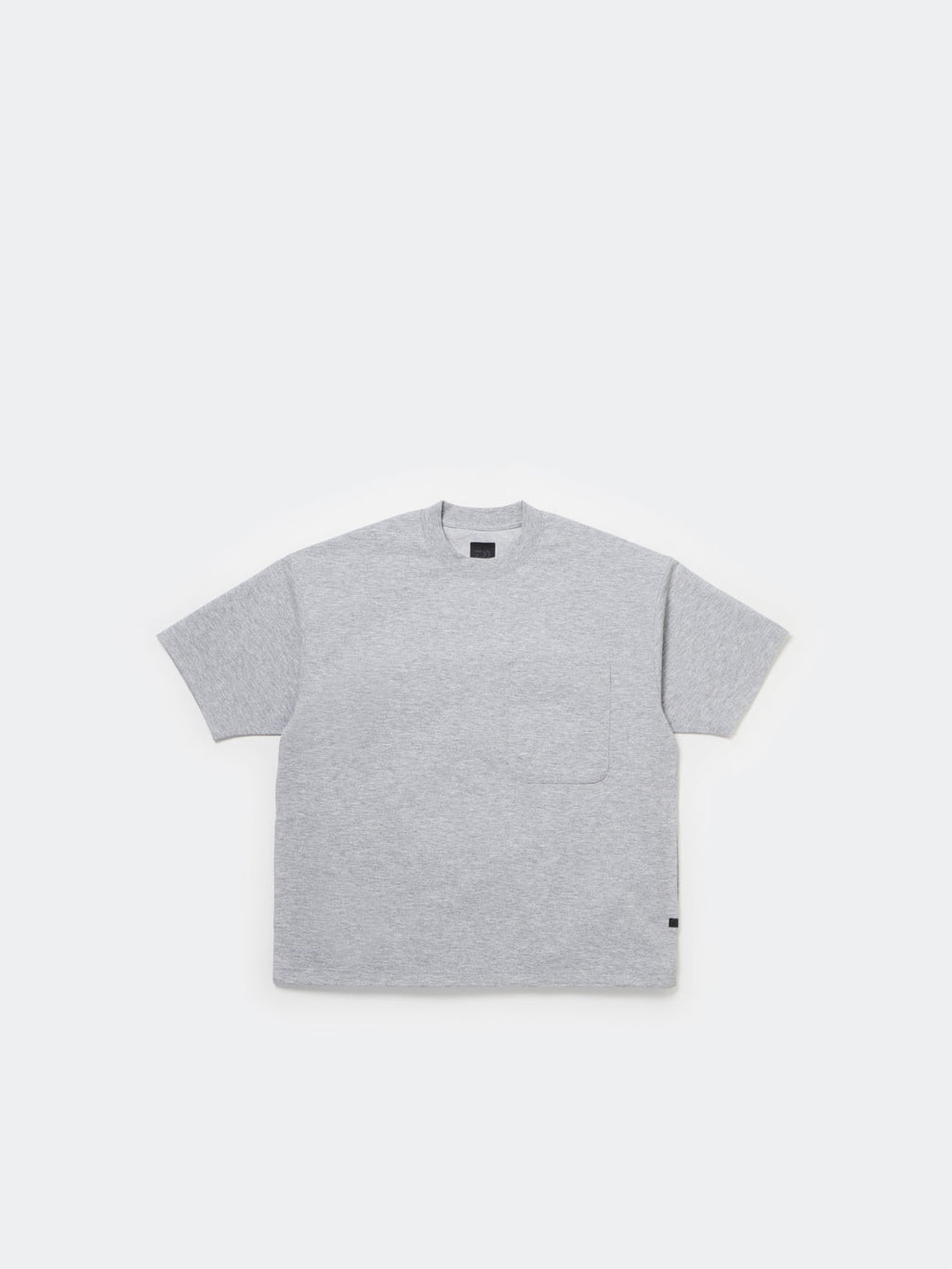 W's TECH POCKET CREW TEE S/S - HEATHER GRAY