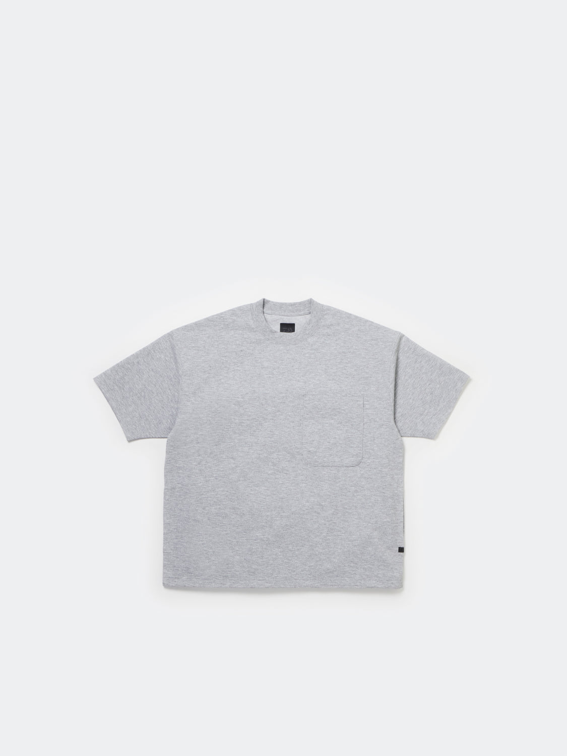 W's TECH POCKET CREW TEE S/S - HEATHER GRAY