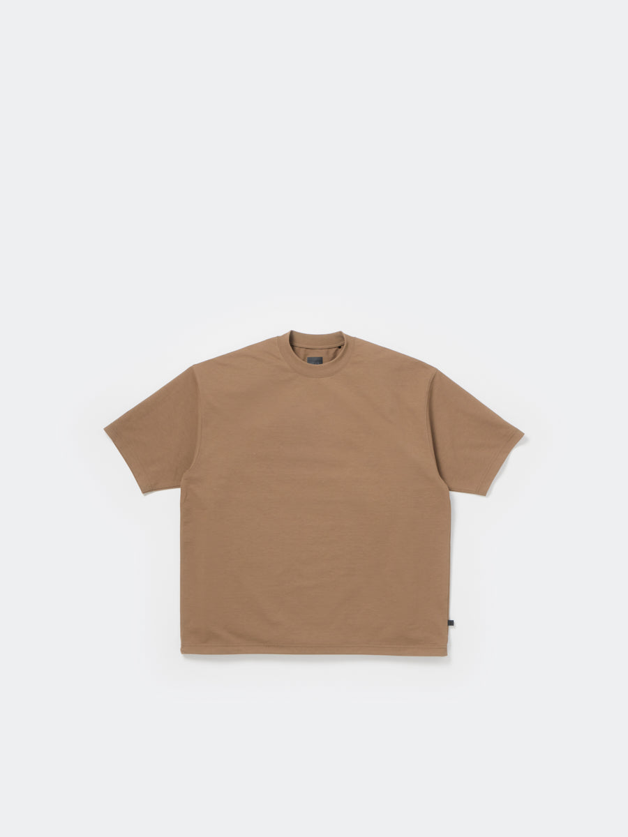 TECH DRAWSTRING TEE S/S - LT.BROWN