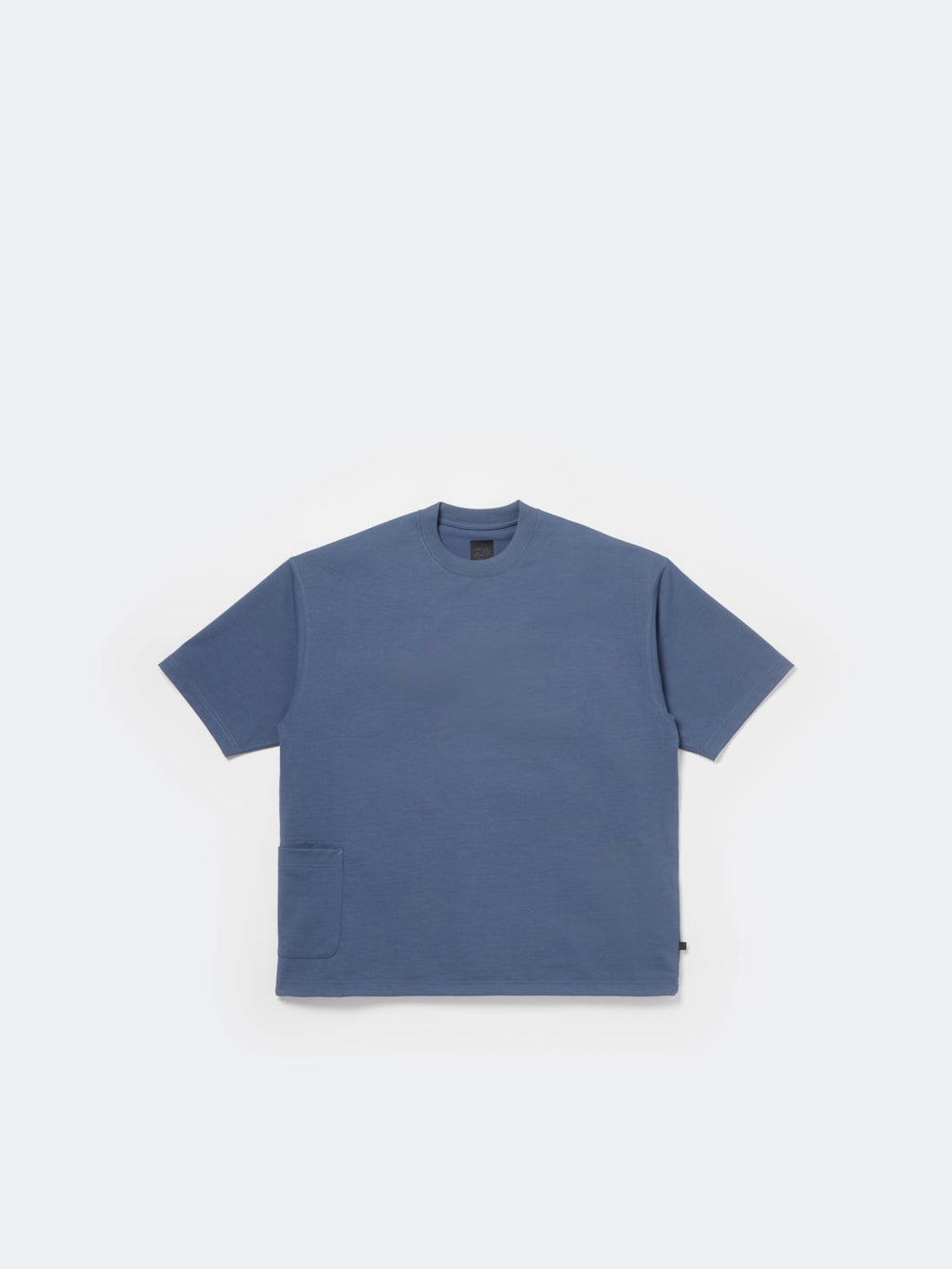 TECH SIDE POCKET S/S TEE - SMOKE BLUE