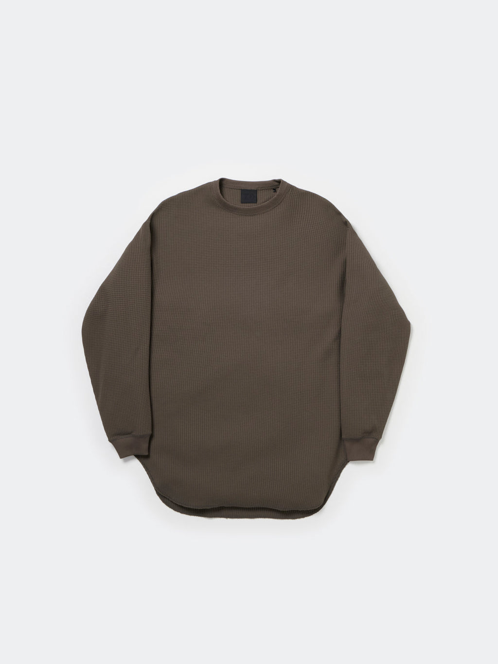 W's TECH THERMAL CREW L/S - BROWNKHAKI
